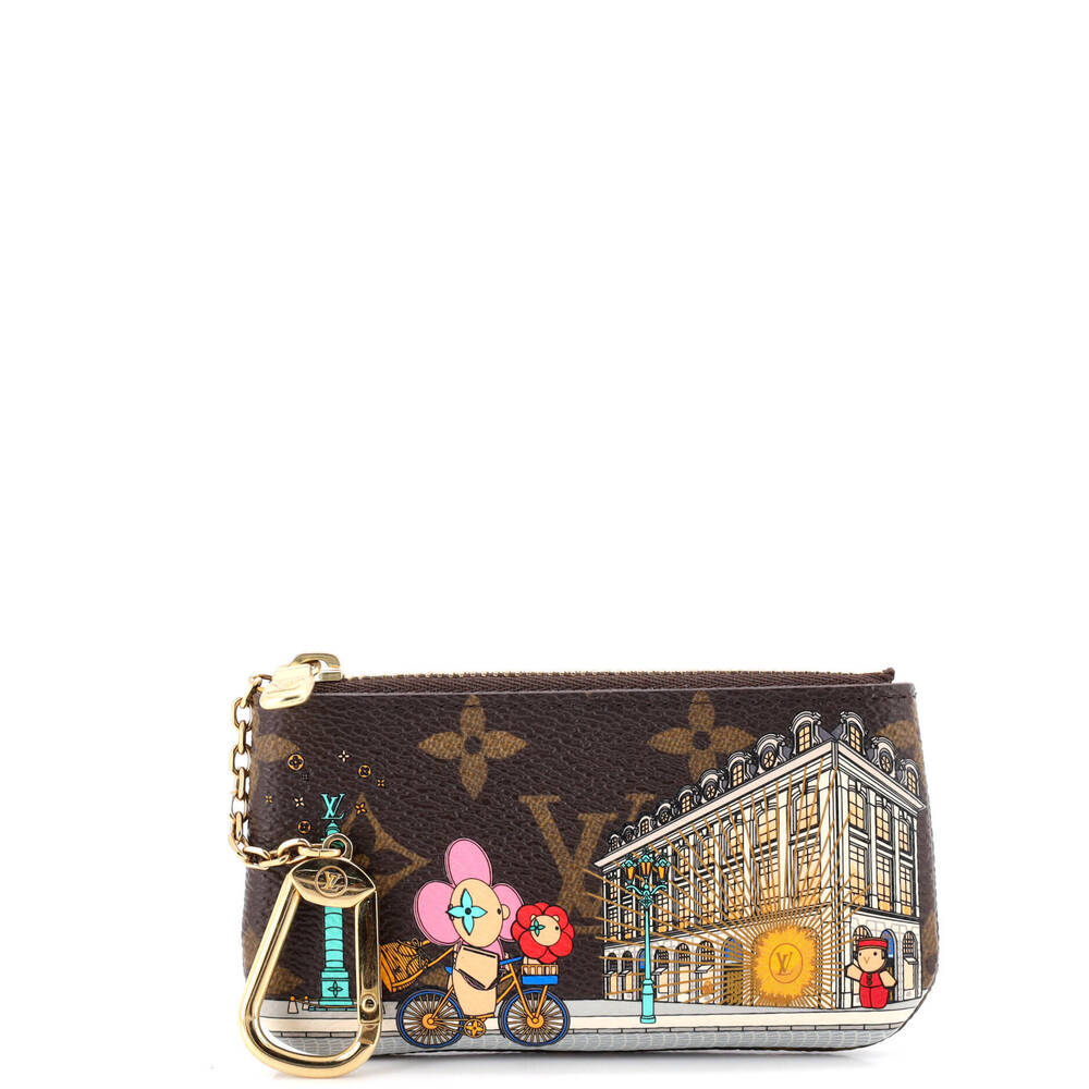 Louis Vuitton Key Pouch Limited Edition Vivienne Xmas Monogram Canvas